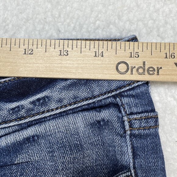 Kut From The Kloth Jeans Womens Sz 4 Blue Juliet Slouchy Boyfriend Distressed - Picture 7 of 13